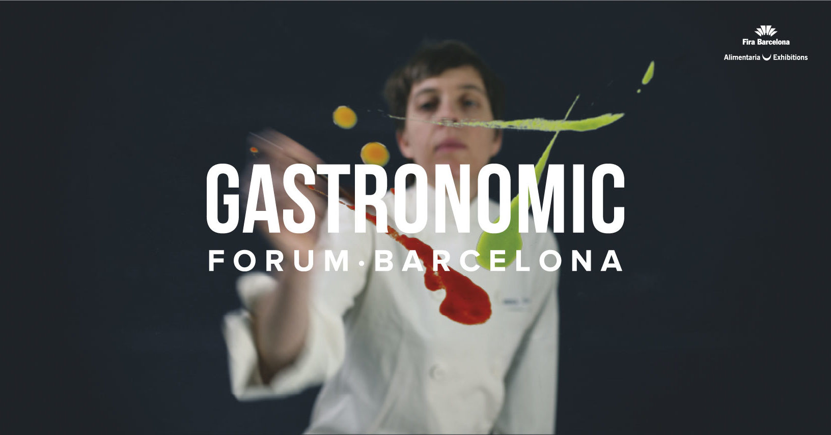 Official poster of the Gastronomic Forum Barcelona 2021.