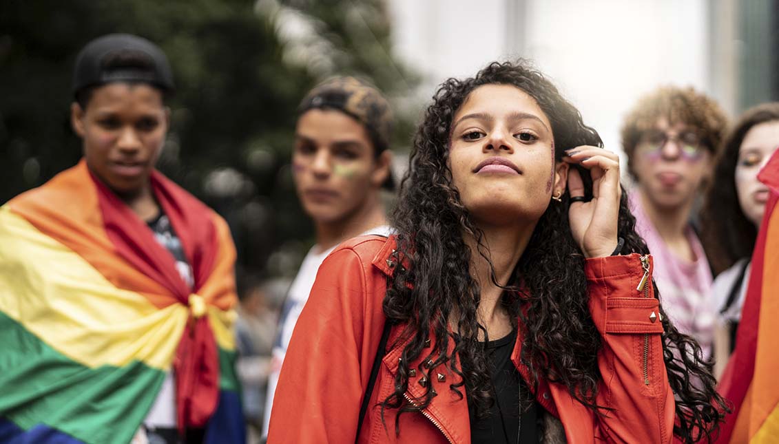 Young people are not interested in inclusive language, according to a national survey. Getty Images.