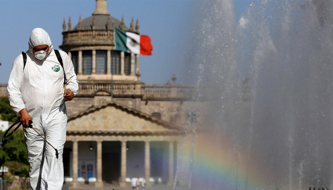 Ciudad de México durante la pandemia. Getty Images.