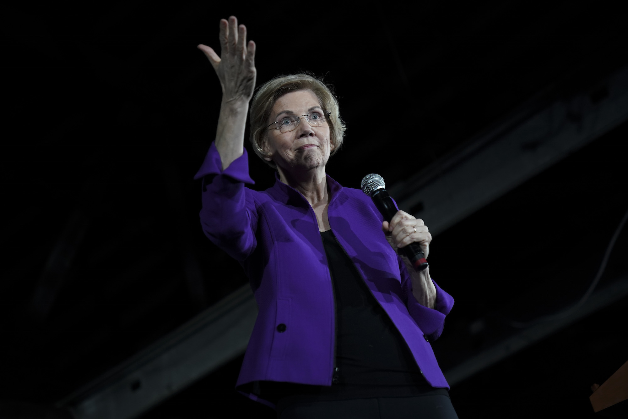 Sen. Elizabeth Warren (D-MA), one of several Democrats running for the party's nomination in the 2020 presidential race, speaks during a campaign event, March 8, 2019 in the Queens borough of New York City. Photo: Drew Angerer/ Getty Images.