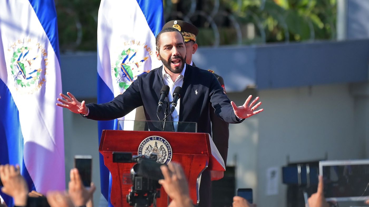 Salvadoran President Nayib Bukele announced the ban on foreigners on March 11, 2020. Photo: Marvin Recinos/Getty Images.