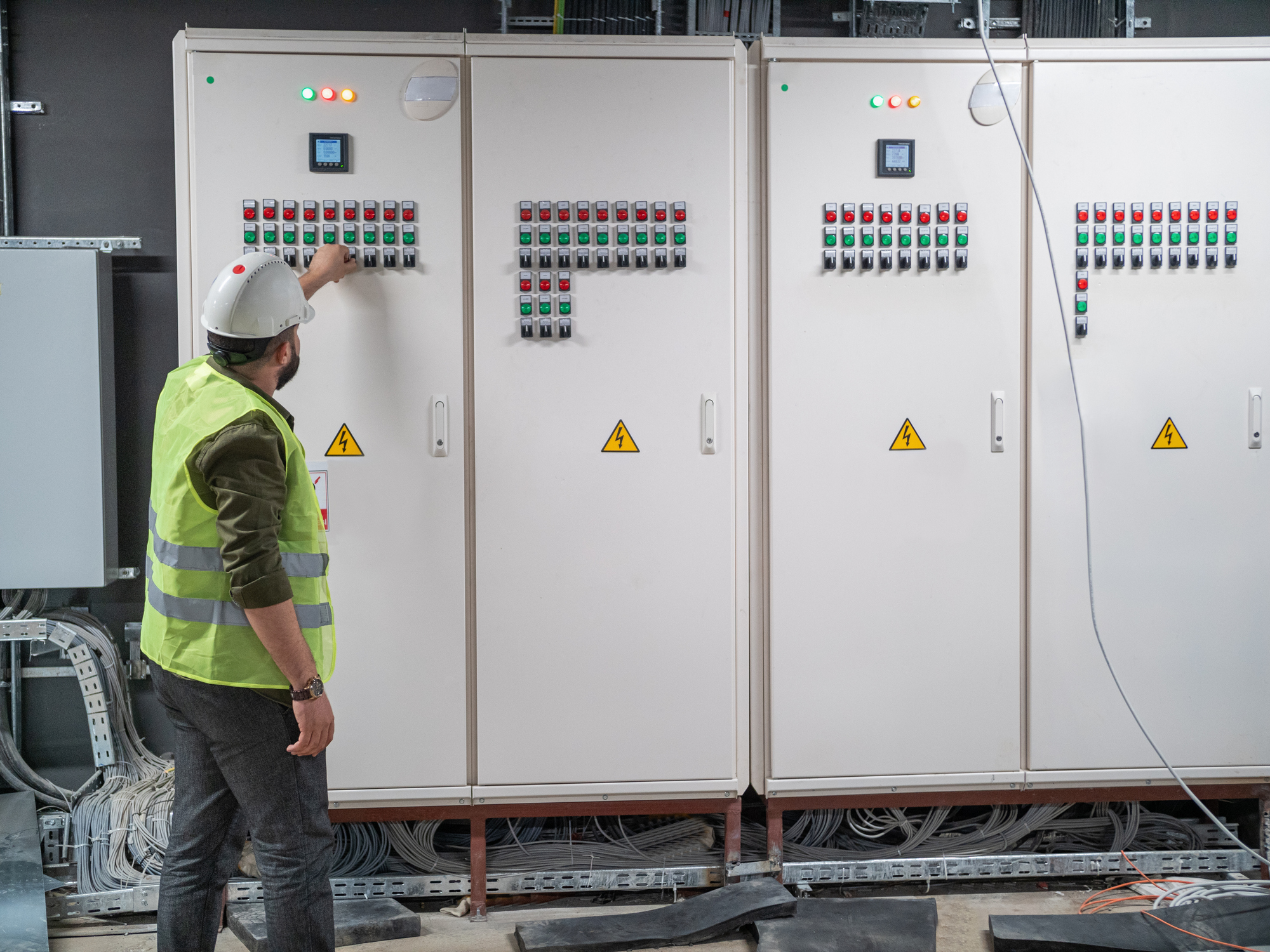 Electrical engineer is working - Getty Image stock photo 