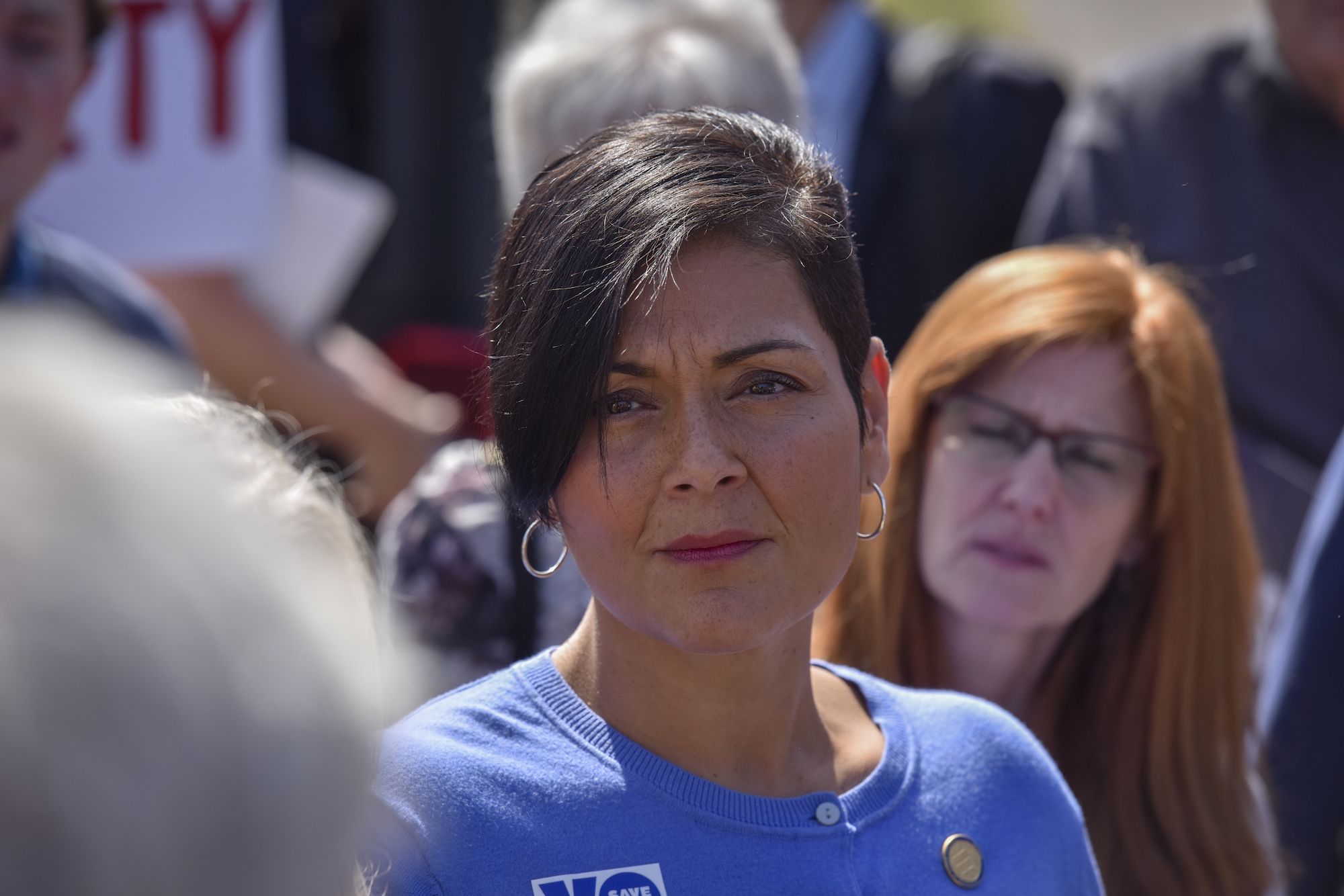 Hala Ayala running for re-election to represent the 51st district in the Virginia House of Delegates, on Friday, September 20, 2019, in Fairfax, VA. Photo: Photo: Jahi Chikwendiu/The Washington Post via Getty Images