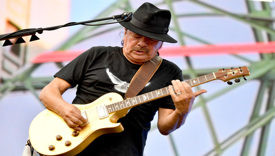 Carlos Santana performing at the recent We Love NYC concert. Photo: Jeff Kravitz/Getty Images for Live Nation