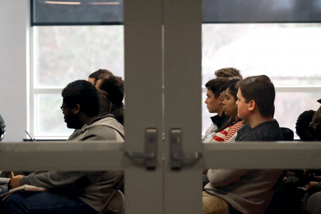 Congressman Jesús "Chuy" García (D-IL) reintroduced the Diversifying by Investing in Educators and Students to Improve Outcomes for Youth (DIVERSIFY) Act in Congress. Photo: Getty/David L. Ryan
