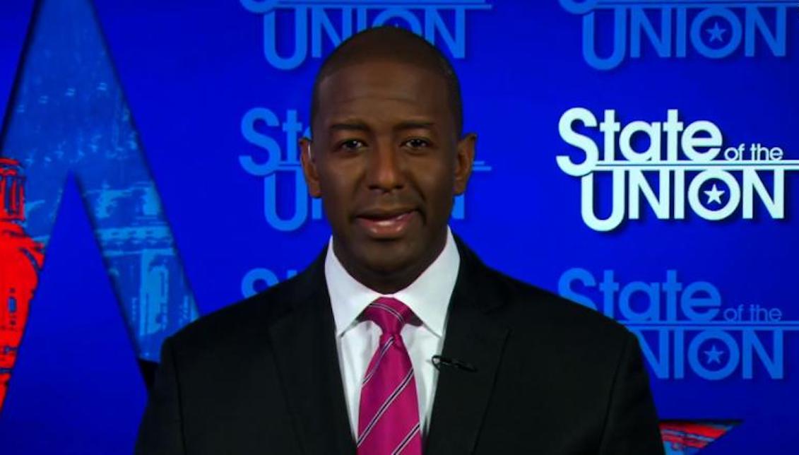 The candidate for the governorship of Florida, Andrew Gillum, defends himself against racist attacks. Source: CNN.