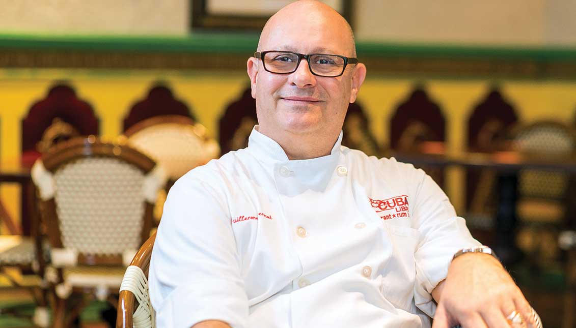 Guillermo Pernot, chef del restaurante y bar Cuba Libre. 