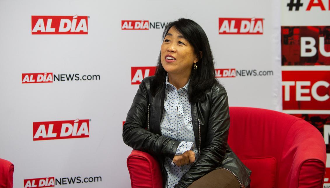 Councilmember Helen Gym visitó AL DÍA para una entrevista el 19 de septiembre, 2018. Foto: Samantha Laub / AL DÍA News
