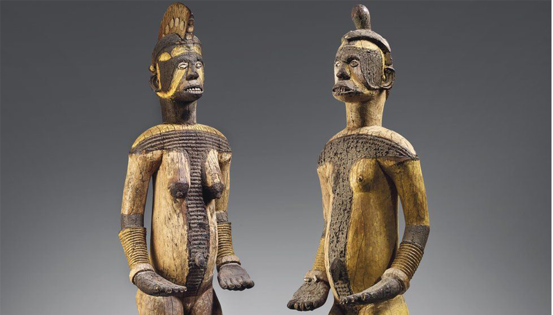 El precio de venta de estas estatuas Igbo rondó los 239.000 dólares. Photo: BBC