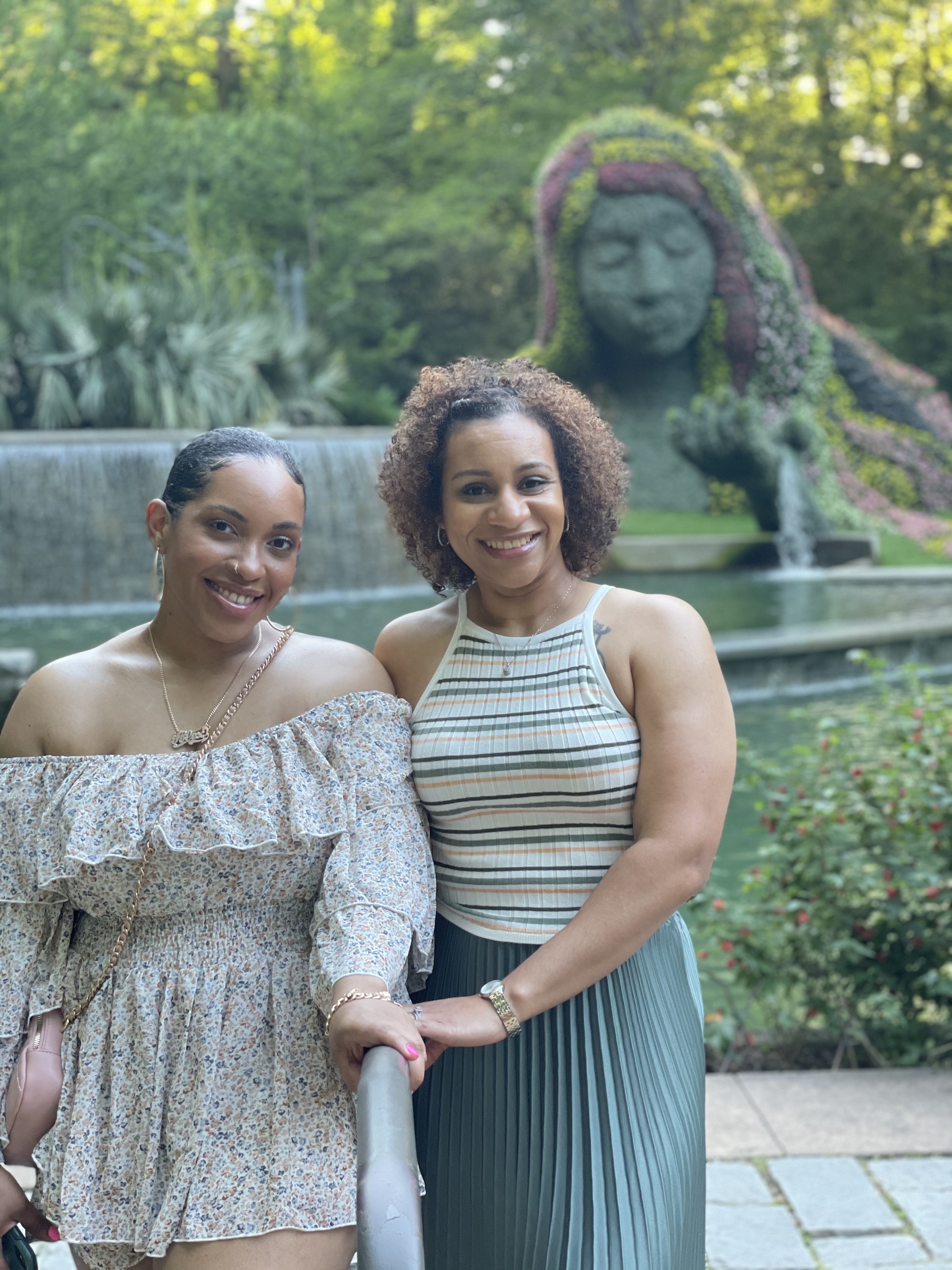 Co-founders of Call Your Sister podcast, Astrid Ferguson and Alex Hodge strive to empower and share stories of other Latinas. Photo Courtesy: Alex Hodge 
