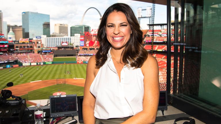 Jessica Mendoza, a broadcaster for ESPN was recently hired in the baseball operations front office department by the New York Mets. Photo Credit: Phil Ellsworth / ESPN Images 