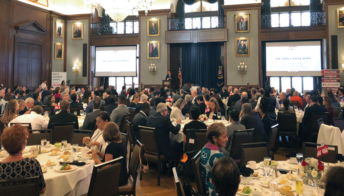 About 300 people attended the third annual Hispanic Heritage Awards Luncheon on Oct. 10. Photo: Peter Fitzpatrick
