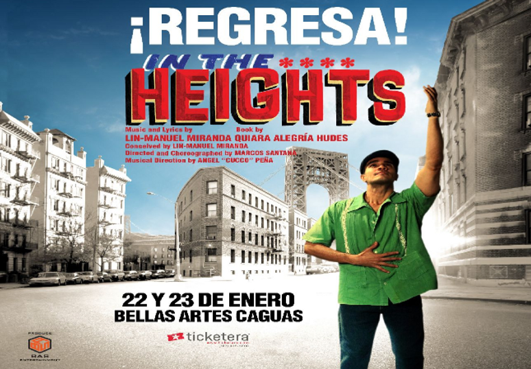 Official poster of the musical  "In the Heights".