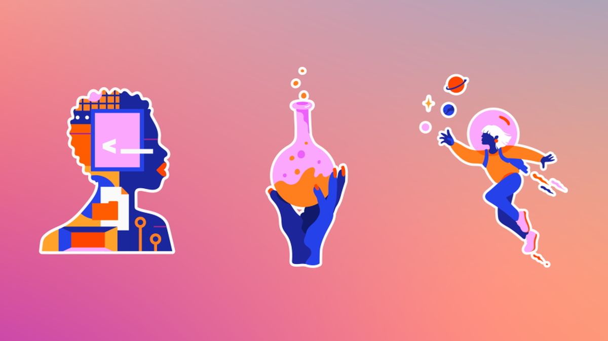 Instagram stickers to celebrate women on PI Day.