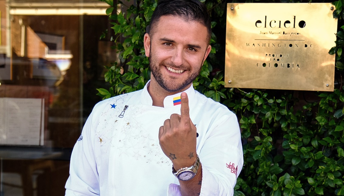 El chef colombiano Juan Manuel Barrientos