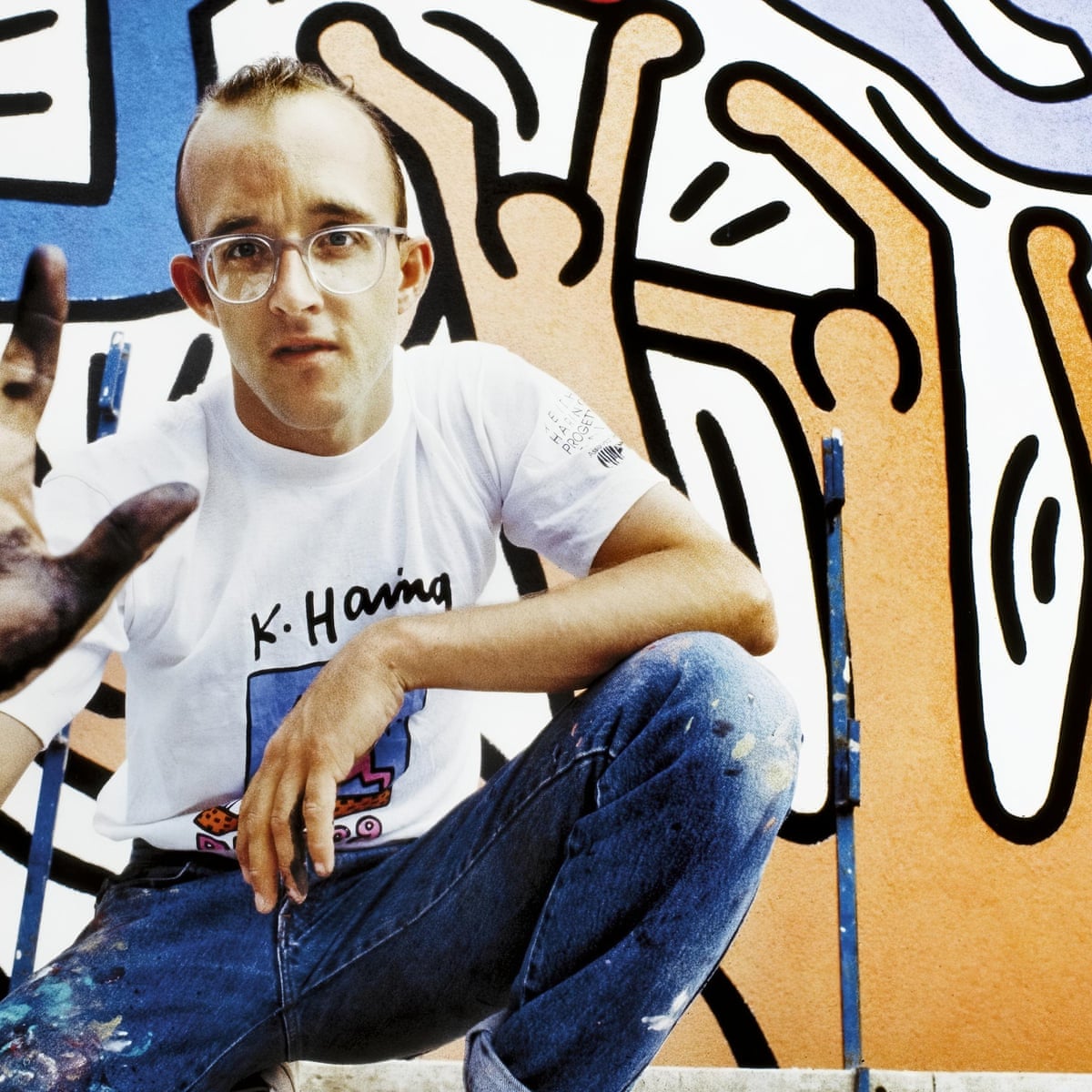 Keith Haring visited Barcelona in 1989 and painted several murals. Photo: Framed Art/Alamy Stock Photo/Alamy