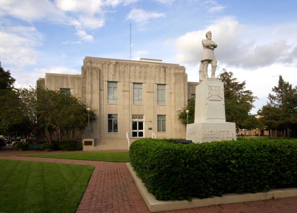 Gen. Mouton Statue at City Hall in Lafayette, Louisiana. Photo: Bob Weston/Getty Images
