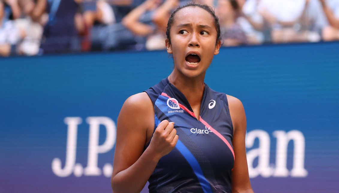 Leylah Fernández, the canadian tennis player with ecuadorean origins. Photo: Getty Images