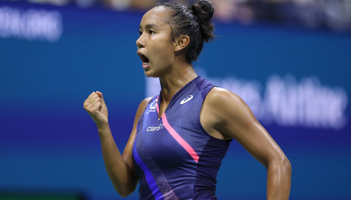 Leylah Fernández avanza en el US Open. Foto: Getty Images