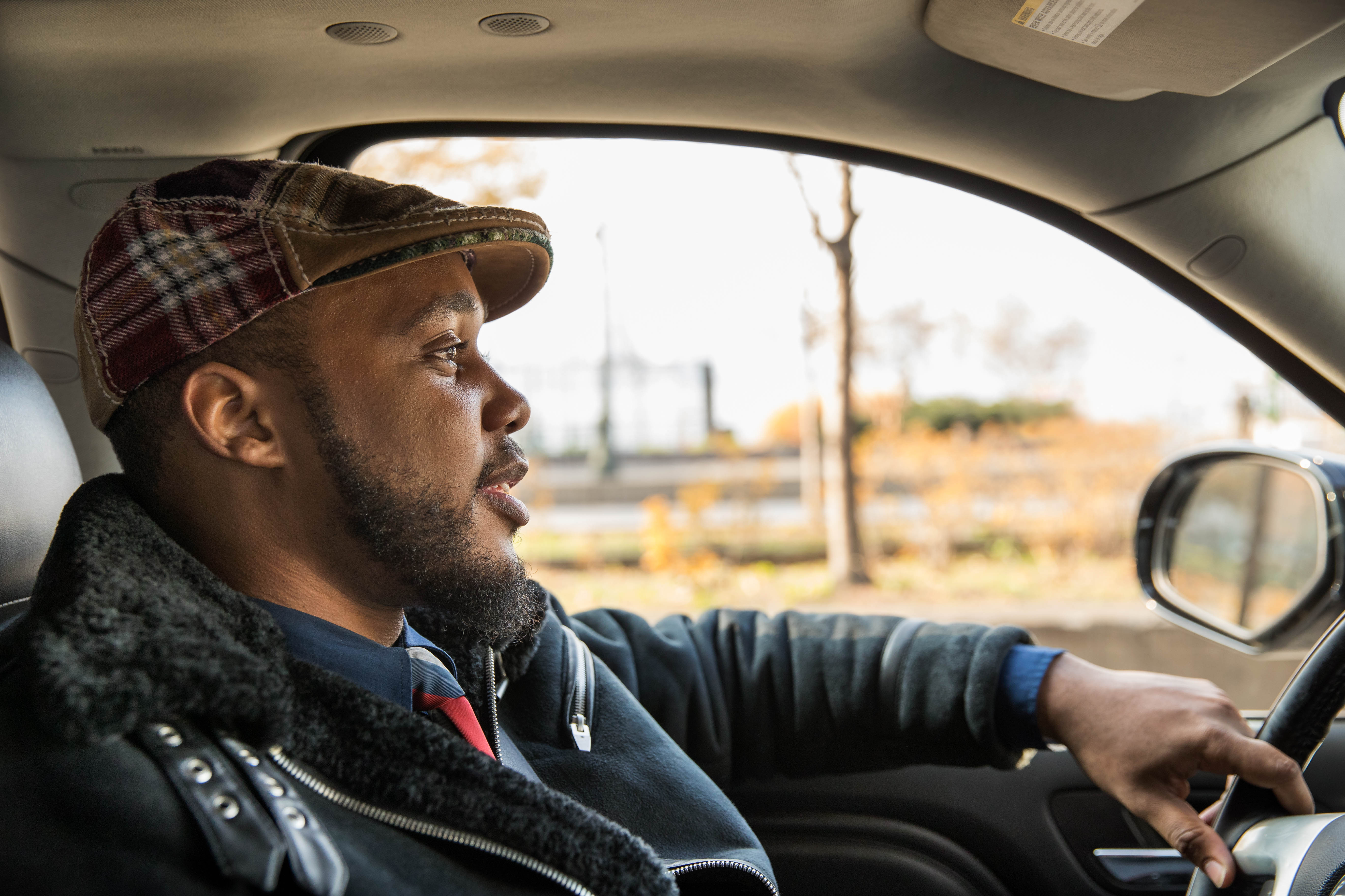 Lyft driver driving to destination. Photo: Lyft Press Kit