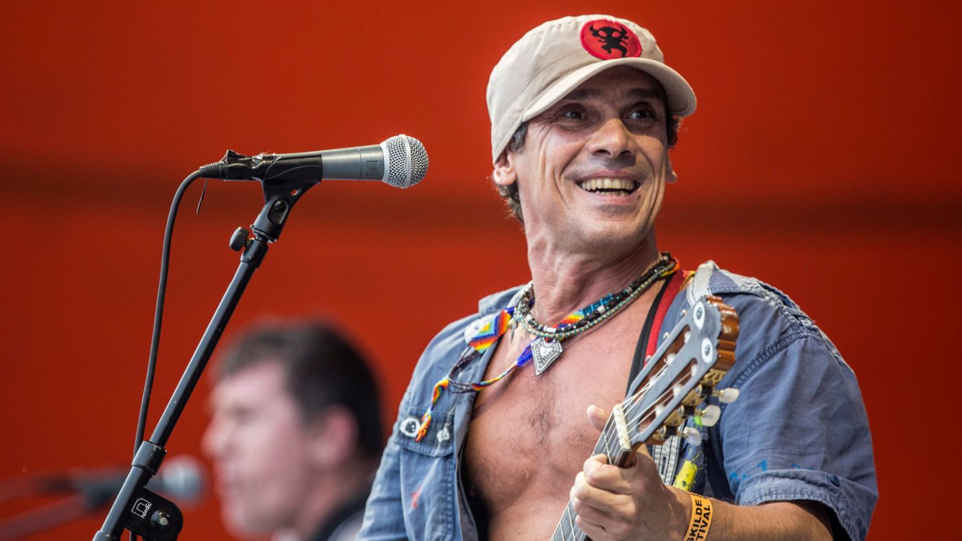 The French-Spanish singer-songwriter Manu Chao. File image.