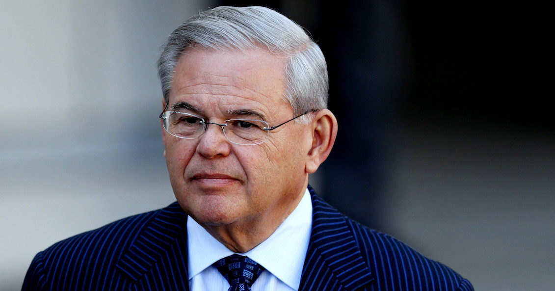 Democratic Senator from New Jersey, Bob Menendez. Source: AP.