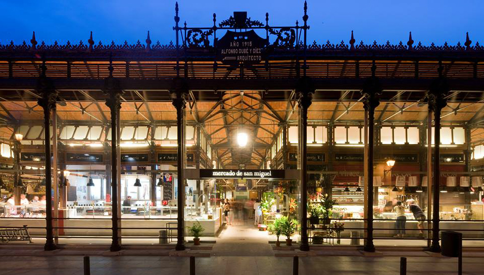 El Mercado de San Miguel es uno de los más conocidos de Madrid. Foto: mercadodesanmiguel.es