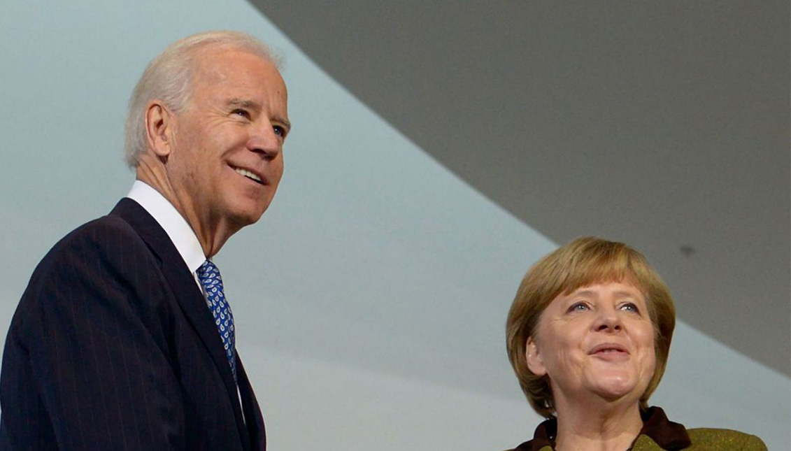 La canciller alemana Angela Merkel ha sido una de las primeras mandatarias en felicitar al Presidnete Biden. Photo: Agencias