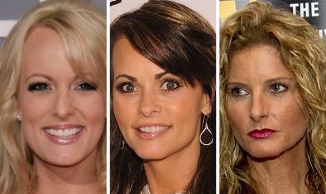 Stormy Daniels, Karen McDougal y Summer Zervos. 