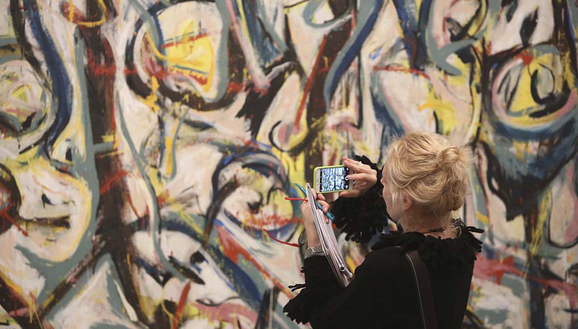 The great forerunner of Muralism, Jose Clemente Orozco, was the master of Jackson Pollock.  Photo: Adam Berry/Getty Images.