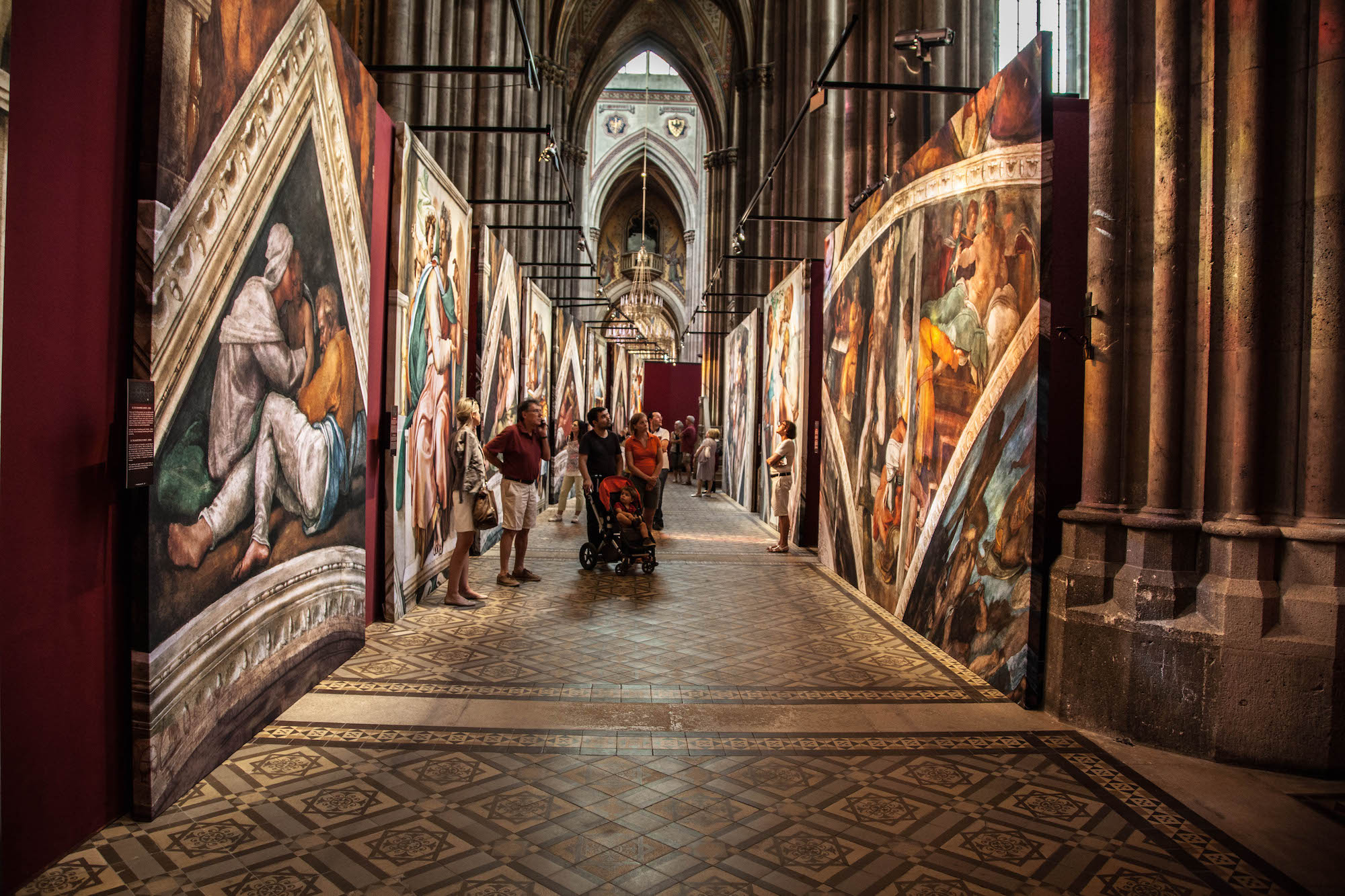 Displays of the Sistine Chapel are slated to unveil at the Fashion District in Philadelphia on Friday, Jan. 21. Photo: SEE Global Entertainment