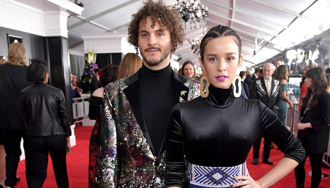 LOS ANGELES, CA - FEBRUARY 10: Santiago Prieto (L) and Catalina García of Monsieur Periné attend the 61st Annual GRAMMY Awards at Staples Center on February 10, 2019, in Los Angeles, California. (Photo by Neilson Barnard/Getty Images for The Recording Academy)