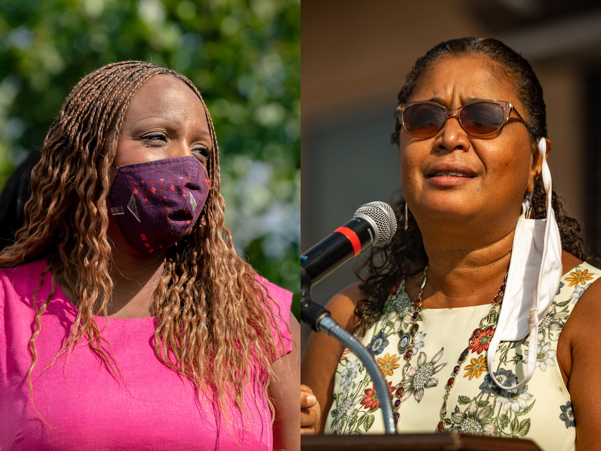 Councilmembers María Quiñones-Sánchez and Jamie Gauthier have added another tool to the chest of fighting Philly housing insecurity. Photos: Jared Piper/PHLCouncil
