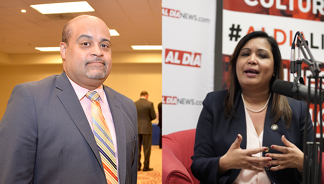 Maria Quiñones Sanchez (right) and Angel Cruz (left) ran tense campaigns against one another leading up to Tuesday.