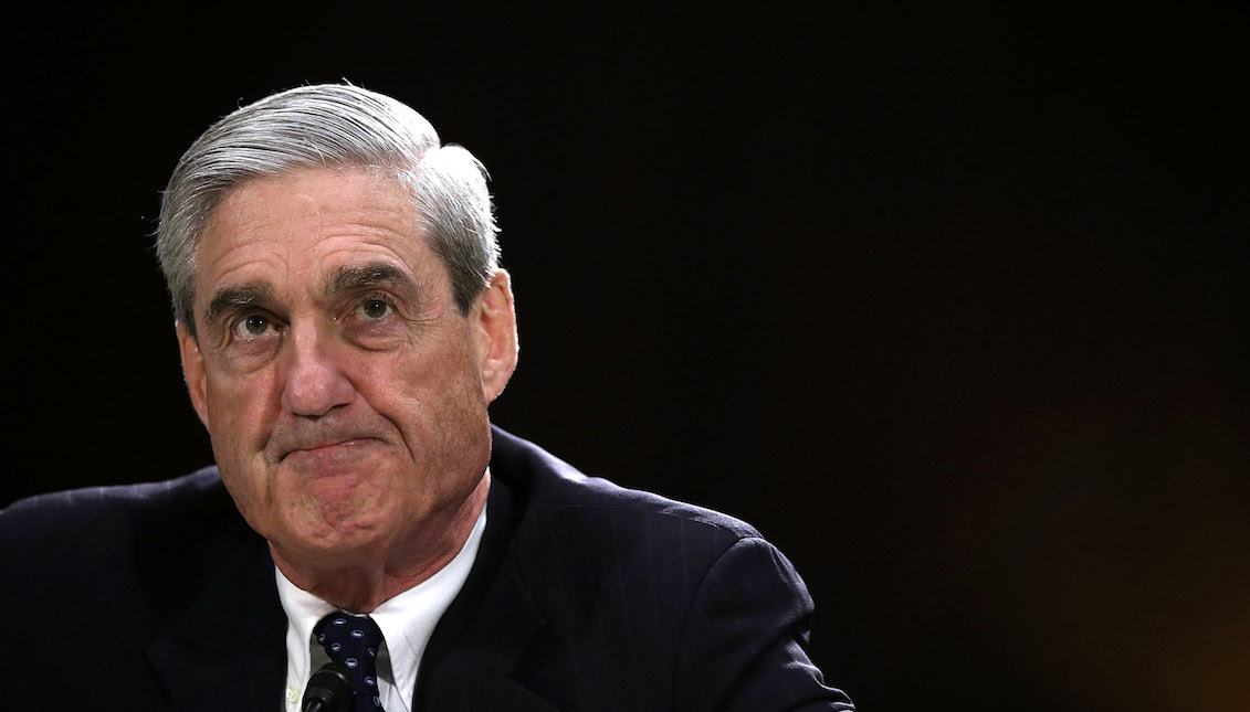 WASHINGTON, DC - JUNE 19: Federal Bureau of Investigation (FBI) Director Robert Mueller testifies during a hearing before the Senate Judiciary Committee June 19, 2013 on Capitol Hill in Washington, DC. (Photo by Alex Wong/Getty Images)