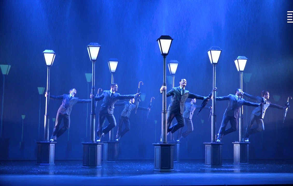 Frame from the musical "Singin' in the Rain" . 