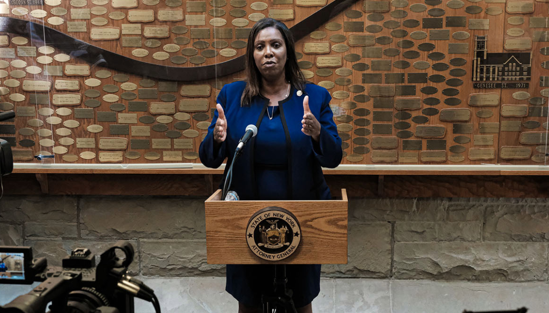 New York Attorney General Letitia James. Photo: Joshua Rashaad McFadden/Getty Images