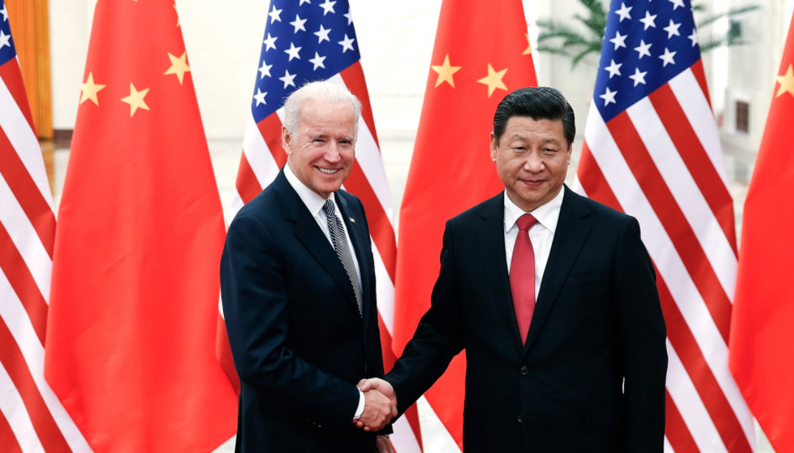 President Joe Biden & President Xi Jinping. Photo: Lintao Zhang/Xinhua/Associated Press