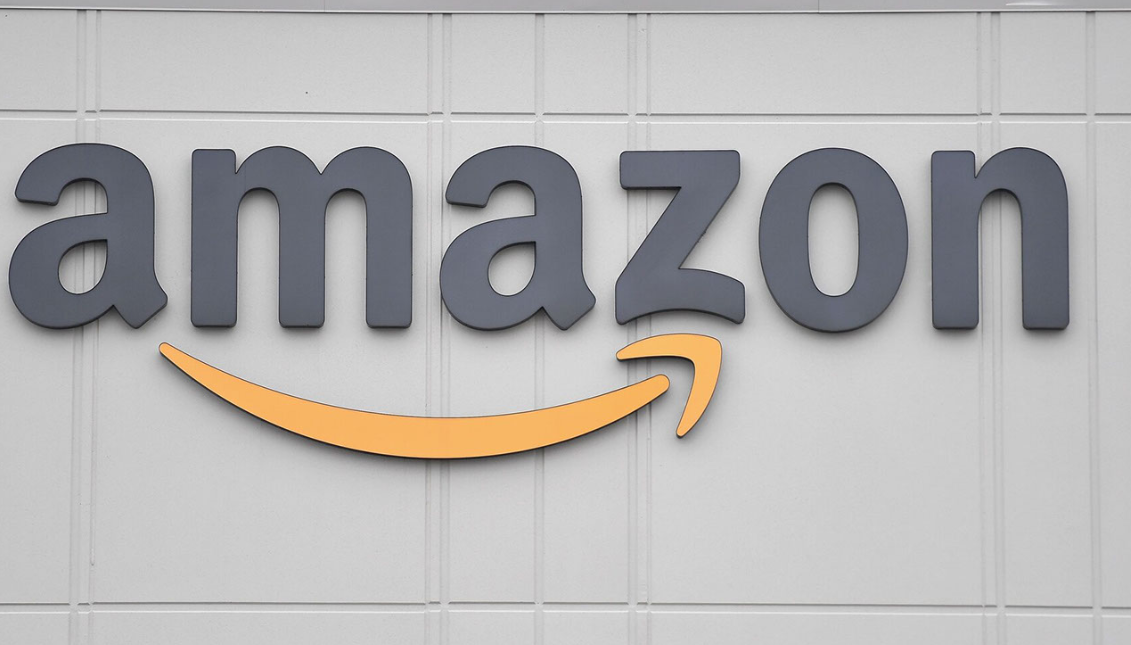 Amazon logo. Photo: Angela Weiss/Getty Images