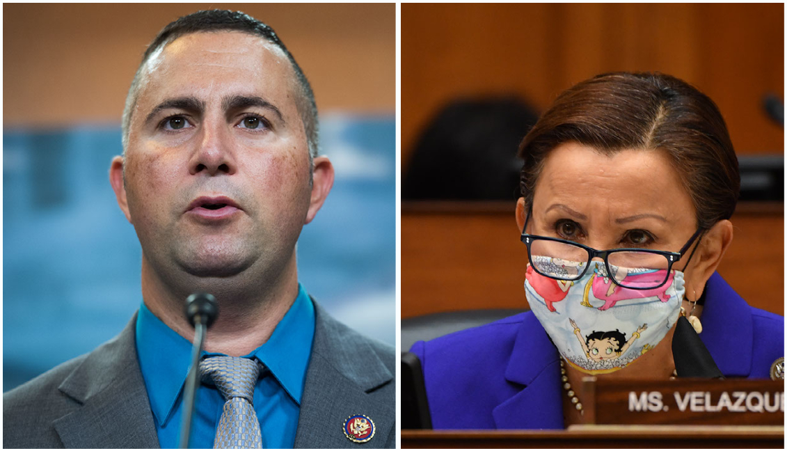 Reps. Darren Soto and Nydia Velazquez. Photos: Tom Williams/CQ-Roll Call, Inc via Getty Images, Kevin Dietsch-Pool/Getty Images
 
