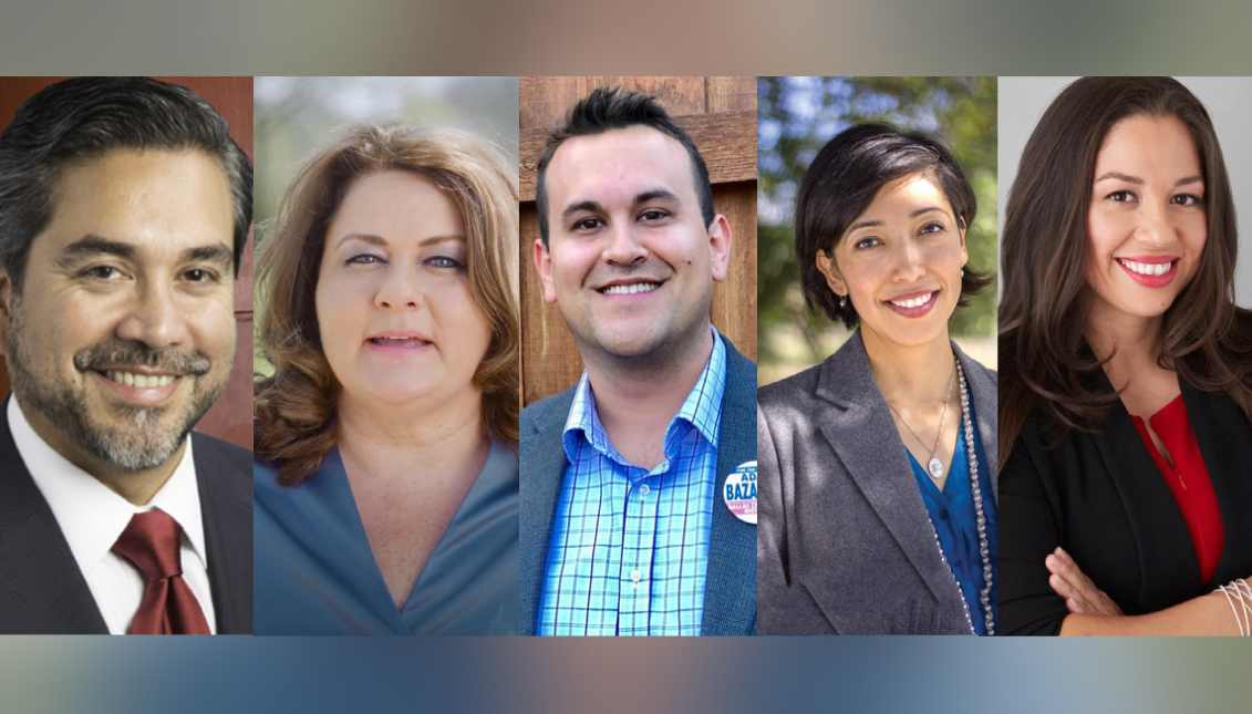 The elections will take place soon, on Saturday, May 1, 2021. Photo: Jana Lynne Sanchez campaign photo, Adam Bazaldua City Council photo, Ana Sandoval campaign photo, Robert Treviño campaign photo,  Tara Wilson Campaign photo