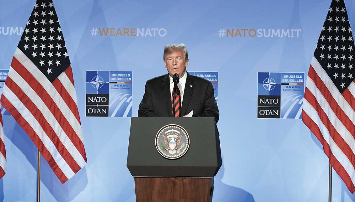 The North Atlantic Treaty Organization, NATO, is the most important international military alliance in the contemporary history of the world. The U.S. president went back to his old tricks at the last summit, putting the stability of the West at risk.