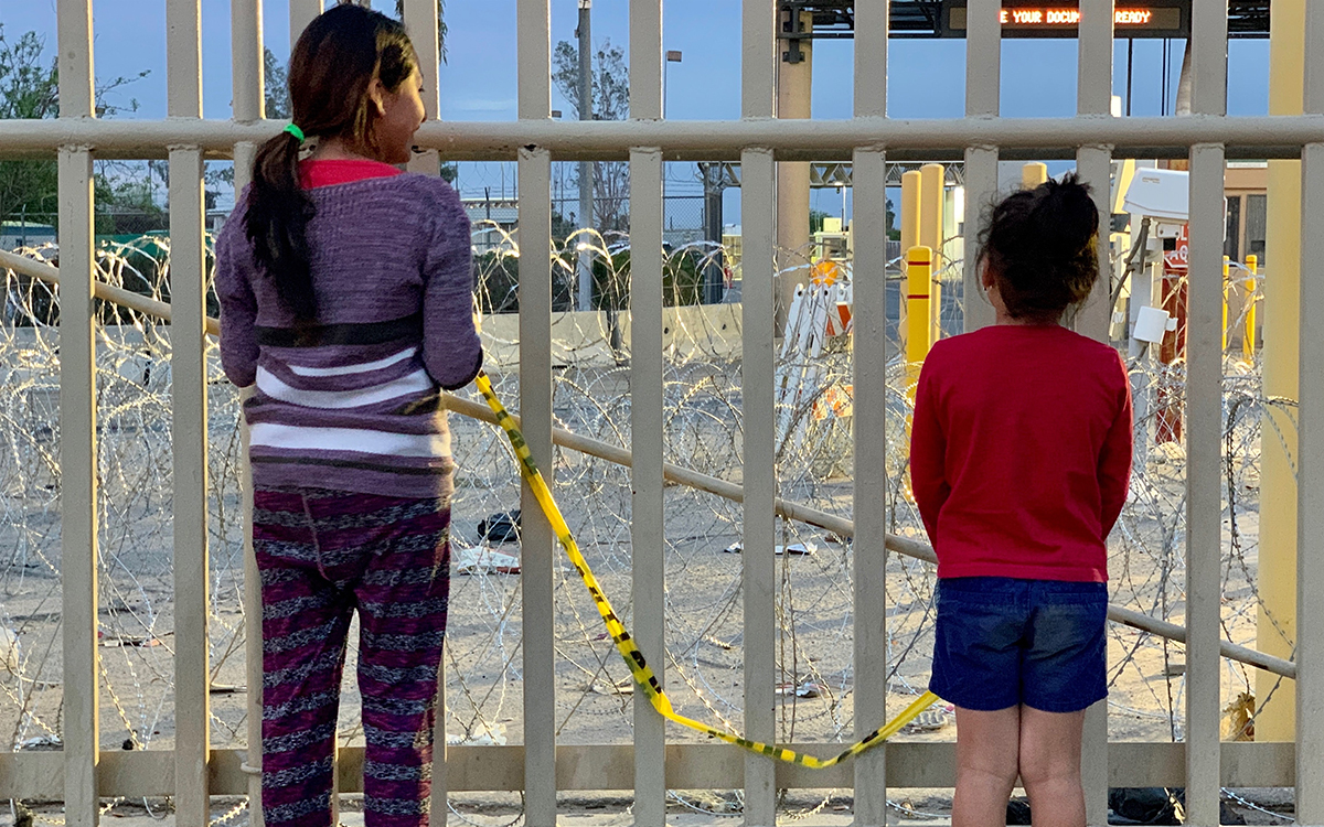 Unaccompanied minors in the U.S. border. Photo: Europa Press.