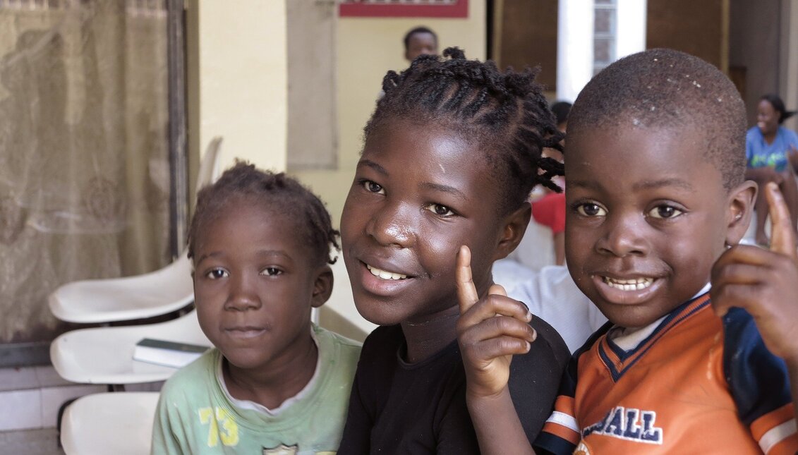 Children, victims of the crisis in Haiti