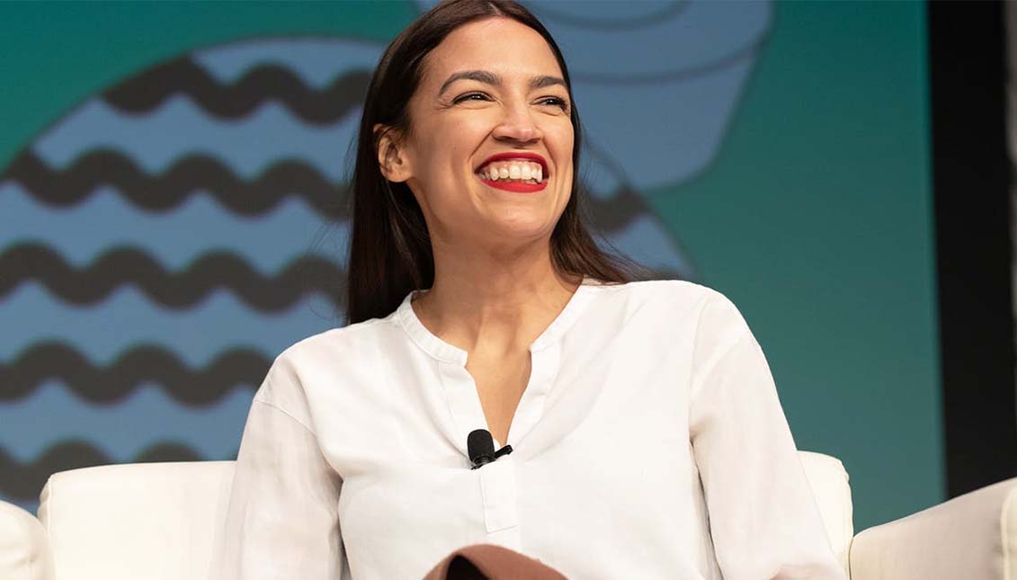 Ocasio-Cortez se convirtió en la  mujer más joven en unirse al Congreso de U.S. Getty. AFP
