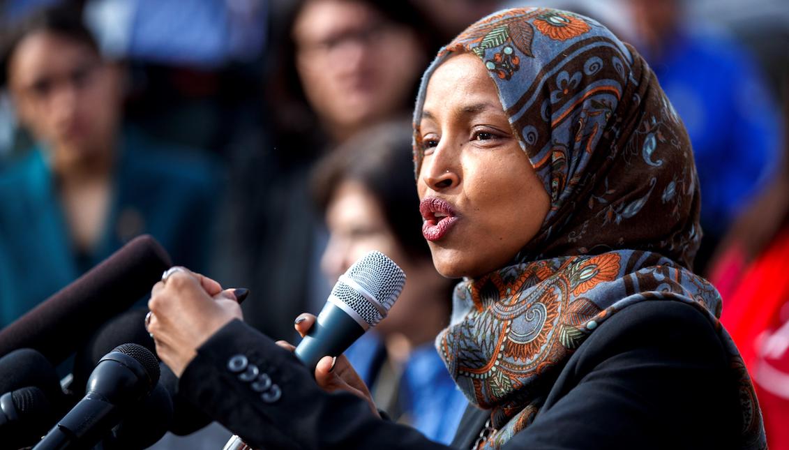 Democratic Congresswoman from Minnesota Ilhan Omar offers a press conference at the Capitol, Washington D.C on Thursday, January 7. EFE/Shawn Thew