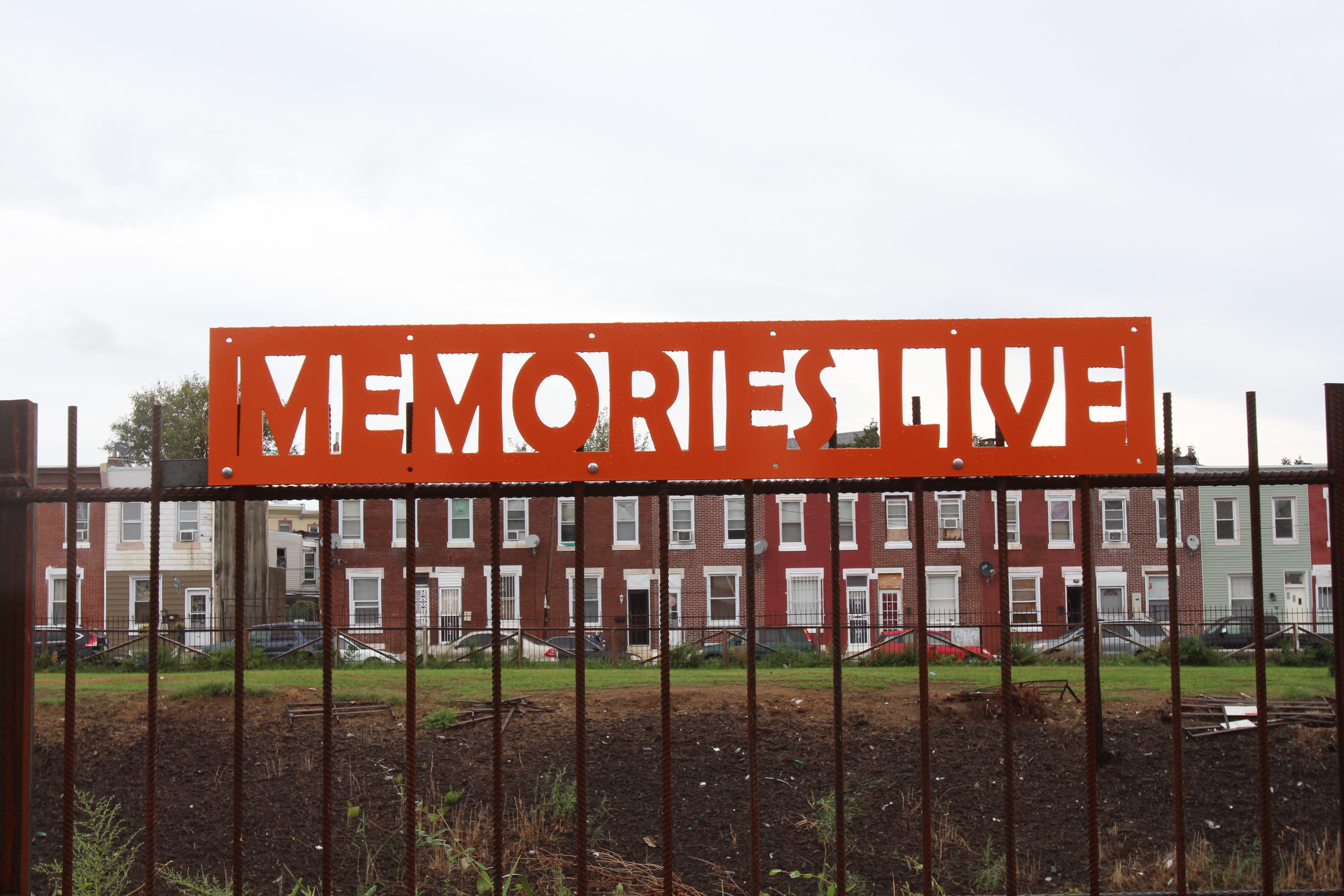 The art installation by Marta Sanchez, featuring poetry by David Acosta, opened along with a walking and biking path on Sept. 8. Emily Neil / AL DÍA News 