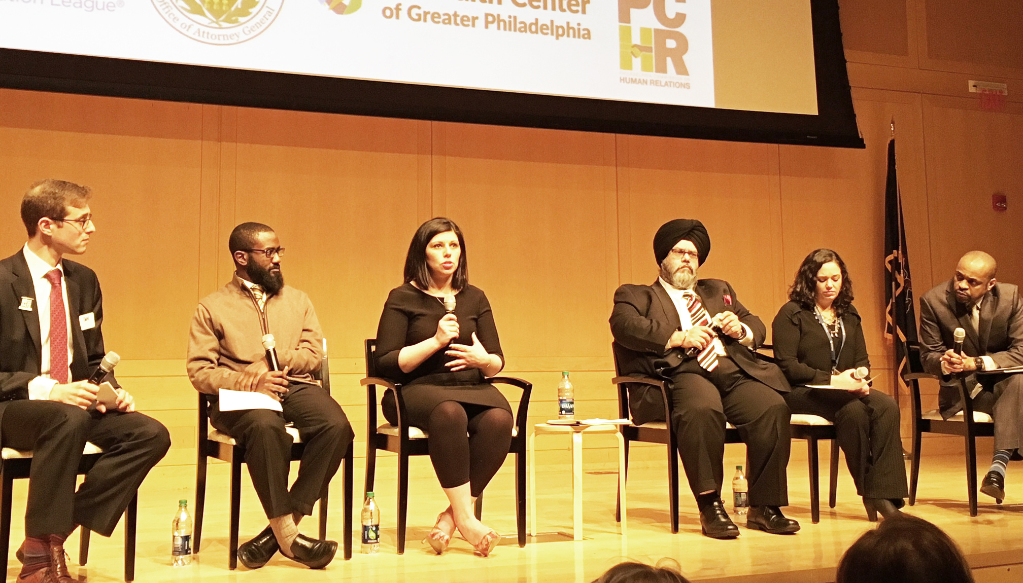 Assistant District Attorney Jill Fertel speaks during a panel discussion at the "Unifying our Communities, Responding to Hate" conference. John N. McGuire / AL DÍA News