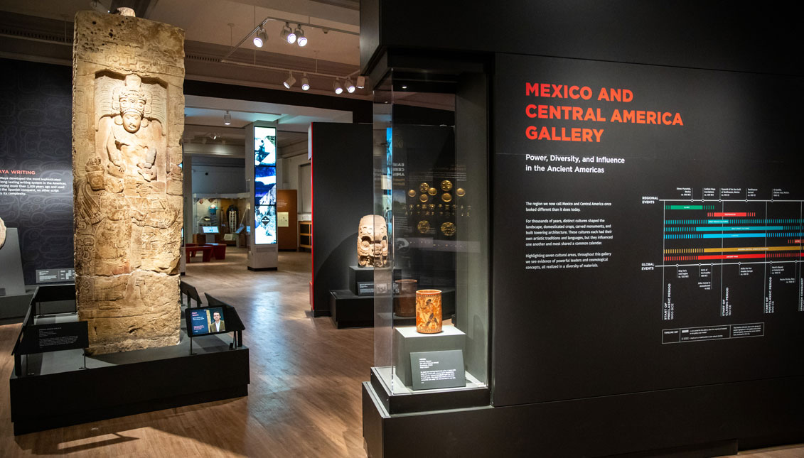 The new Mexico and Central America gallery features 250 artifacts. Photo: Courtesy of the Penn Museum