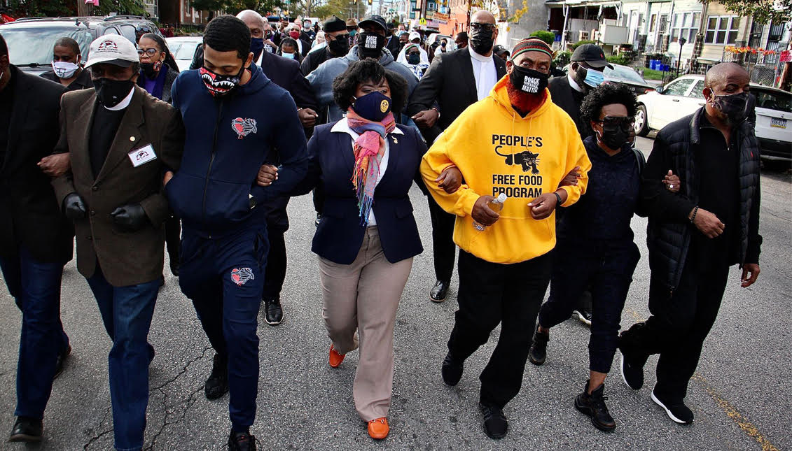 Protests throughout the city on October 27 Photo: Emma Lee/WHYY